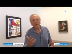 Ouverture de la fondation Carmignac à  Porquerolles avec Edouard Carmignac