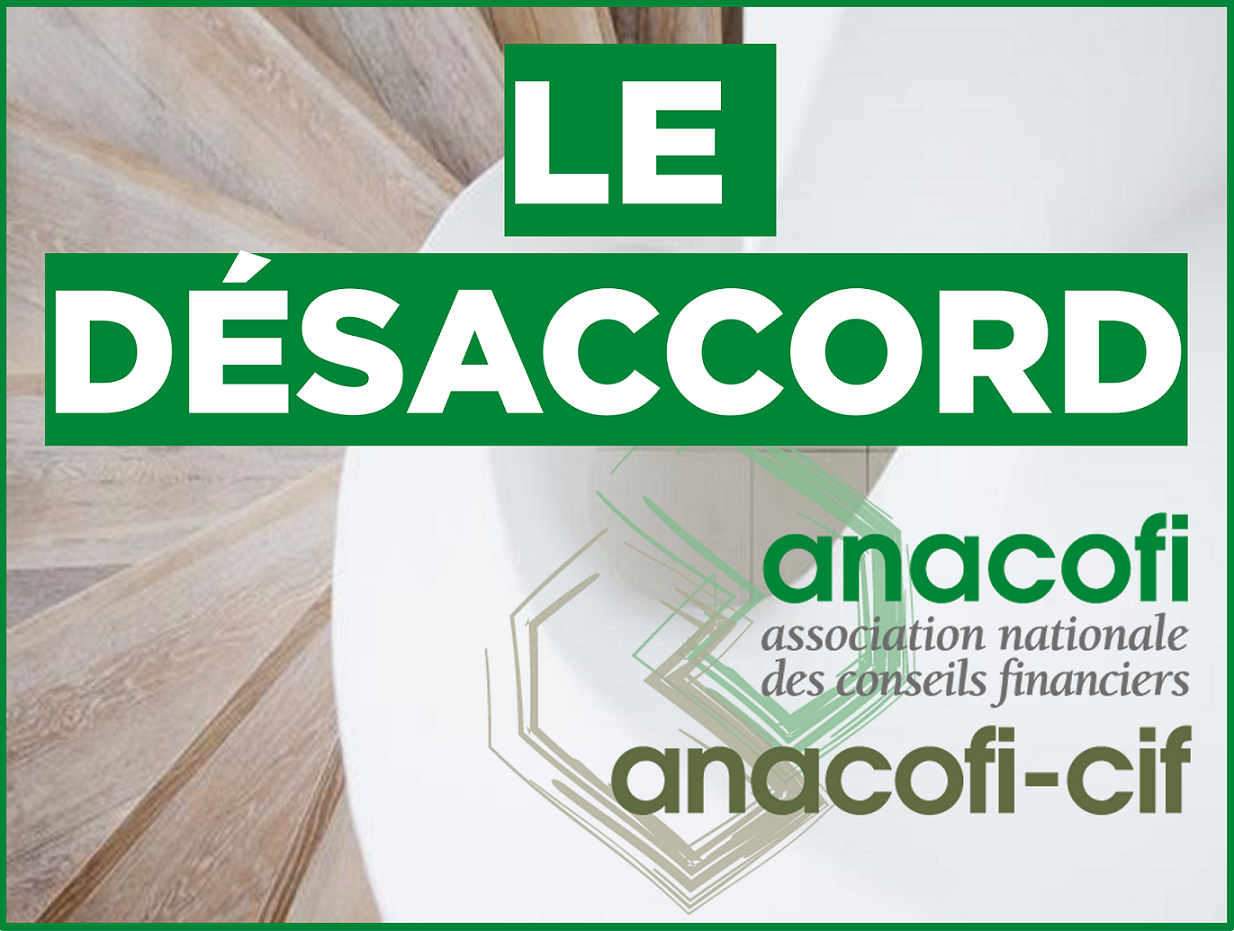 Sanction de 500.000 € contre l'ANACOFI-CIF :  l'association a souhaité réagir...