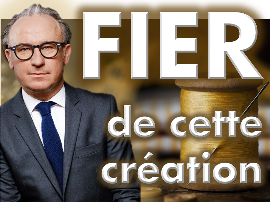 Benoist Lombard devient président d'une maison de haute couture et présente sa nouvelle création…